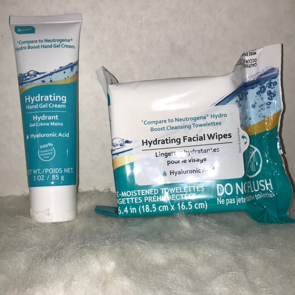 Hydrating facial wipes and hand gel cream - Picture 1 of 5